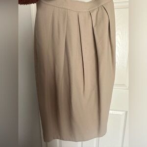 Vintage Liz Claiborne 100% wool pleated front skirt